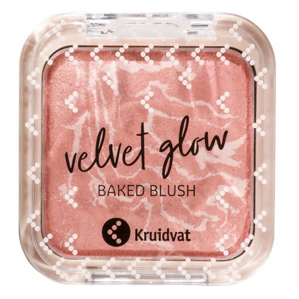 Kruidvat Velvet Glow 010 Pastel Peach Baked Blush<br>6g