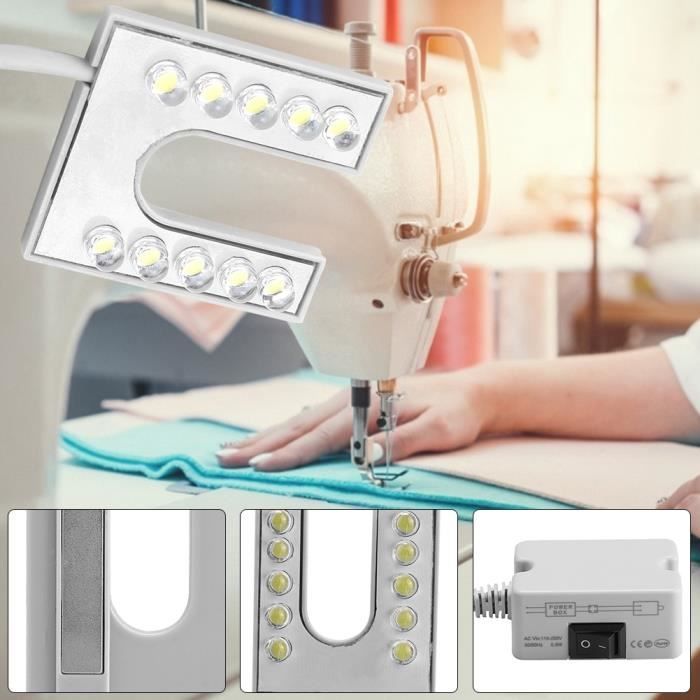 Flexible Gooseneck LED Sewing Machine Light 110-265V EU Plug-GUA