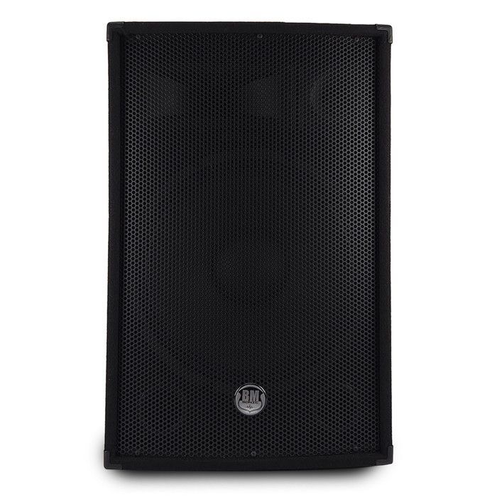 Coppia di diffusori bass reflex trapezoidali a 3 vie da 15