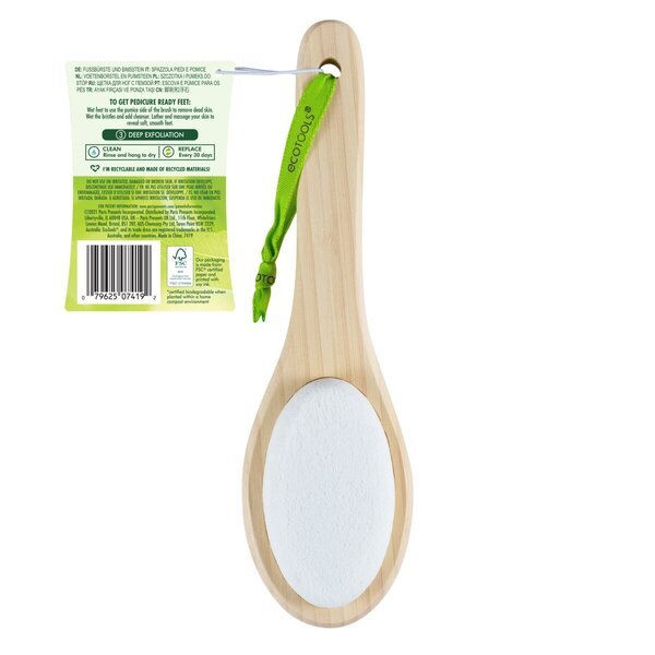 Ecotools 7419 pēdu birste un pumeka akmens