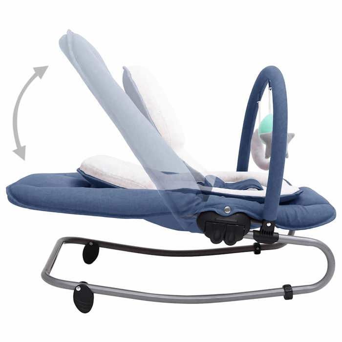 Saldi invernali TOP Baby Bouncers Blu - Baby Bouncer Blu Navy Acciaio PRO79349