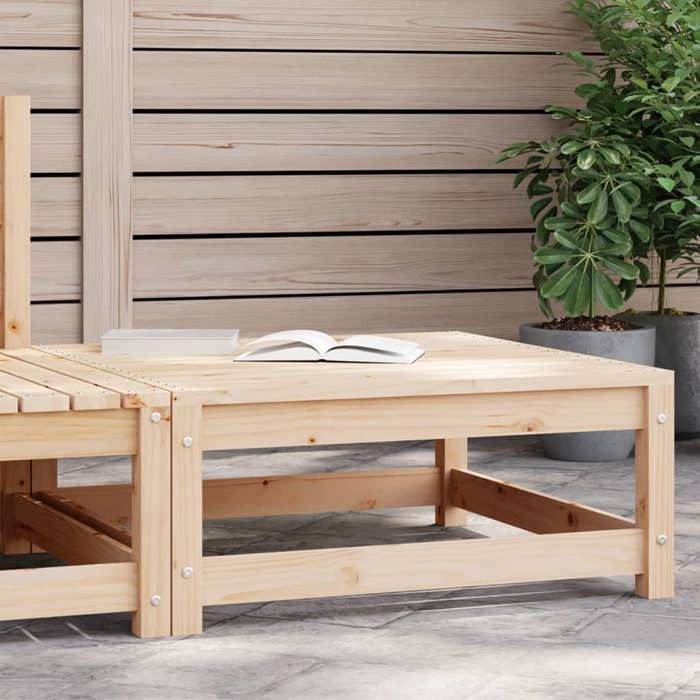 vidaXL Gartenhocker, Fußhocker, Couchtisch, Terrassen-/Gartenmöbel, 70x70x30 cm Holz 837935