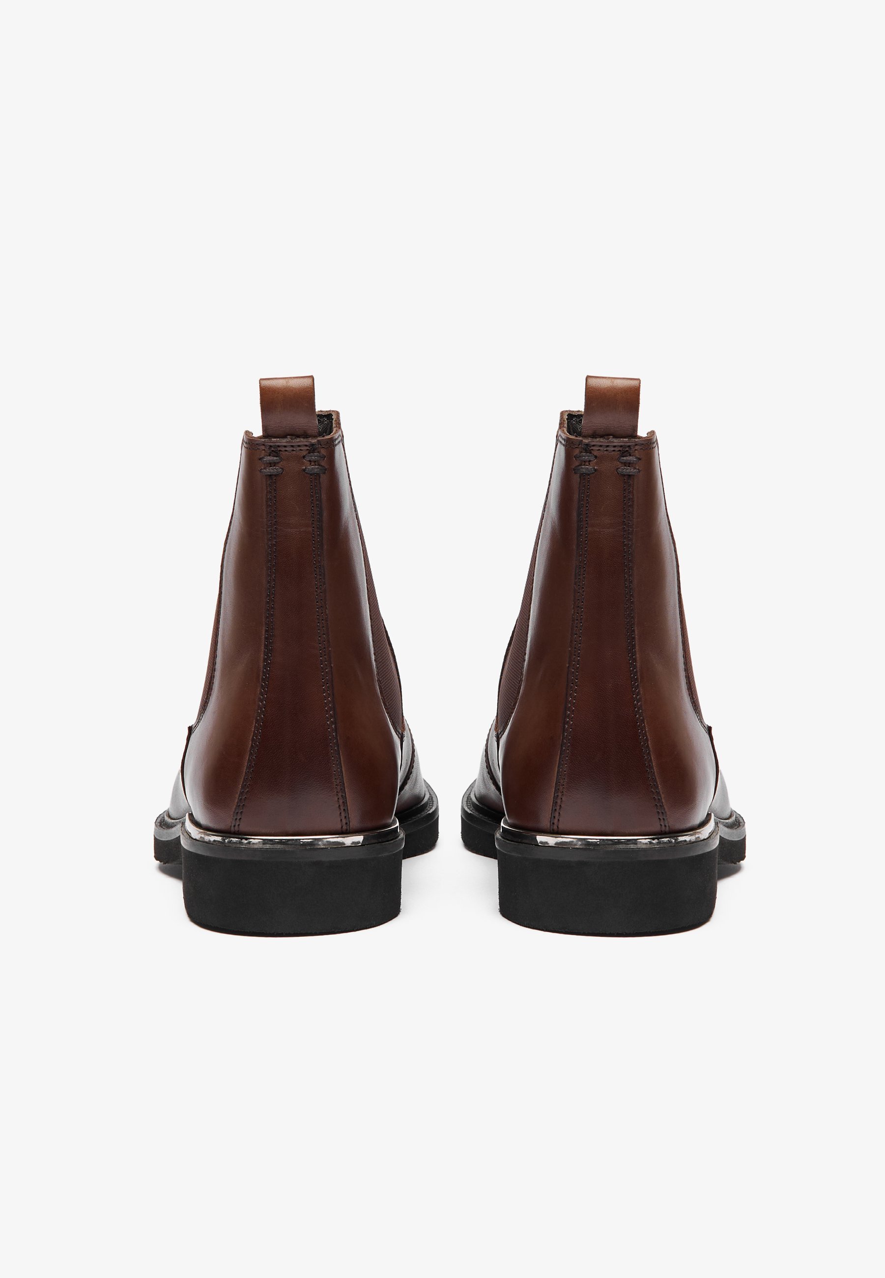 Zign LEATHER - Klassieke enkellaarsjes - donkerbruin
