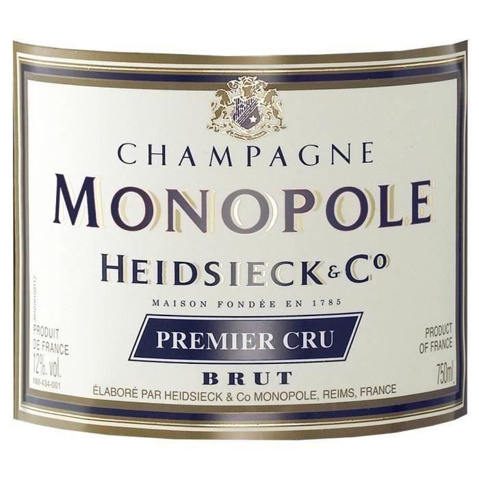 Heidsieck Monopole Premier Cru Brut Champagne - 75 cl