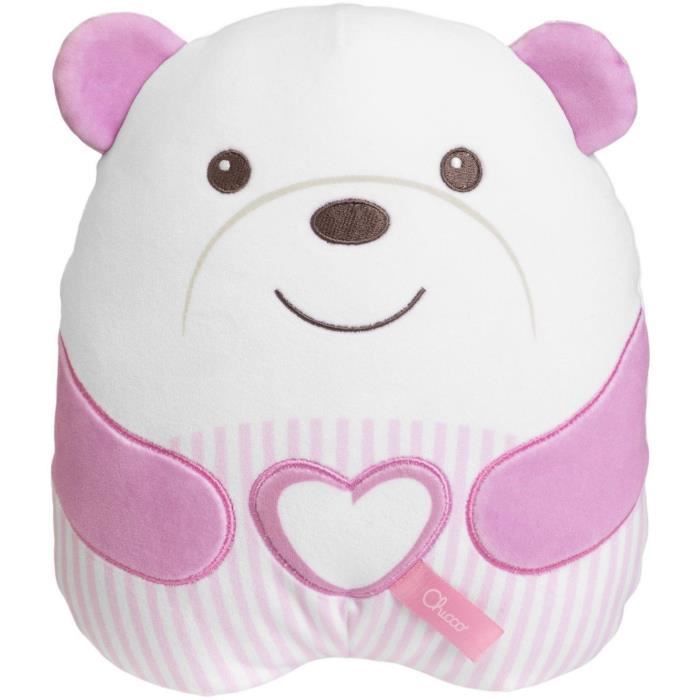 Osito de peluche suave - CHICCO - Rosa - Desde el nacimiento