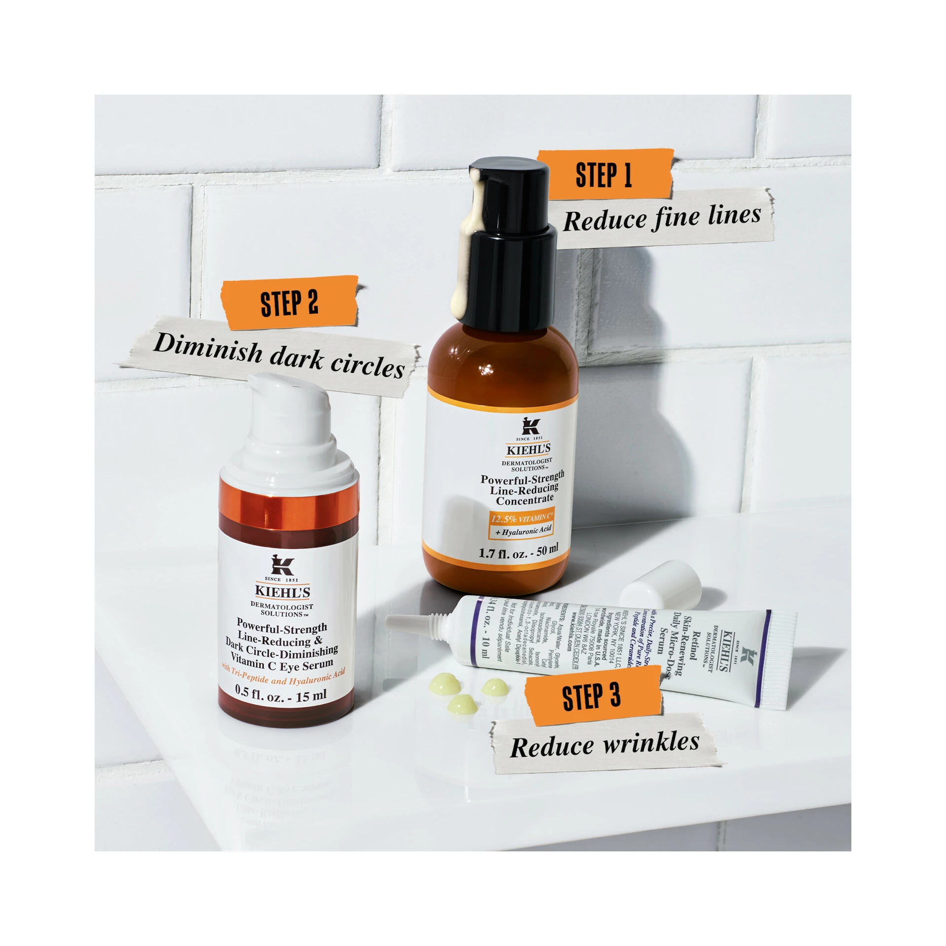 Kiehl's paket za smanjenje bora - dan-noć