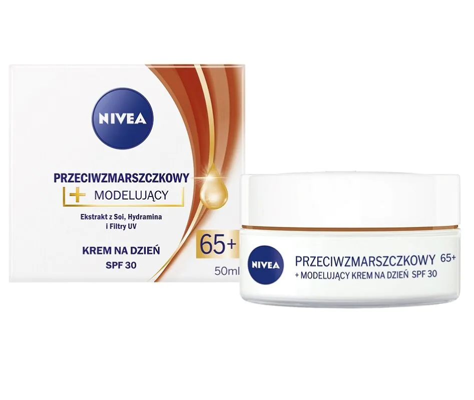 Nivea Przeciwzmarszczkowy + modelujący Krem na dzień SPF30 65+