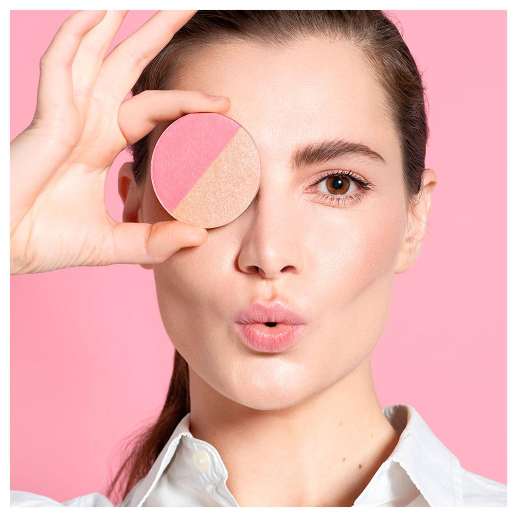 BE + Radiance COLOR+GLOW Blush+Enlumineur aux Probiotiques N°02