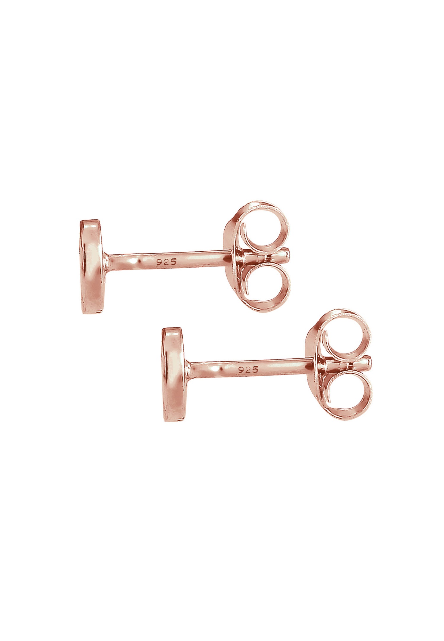 Elli Femmes Clous d'oreilles Cercle Martelé Organique en Argent Sterling 925