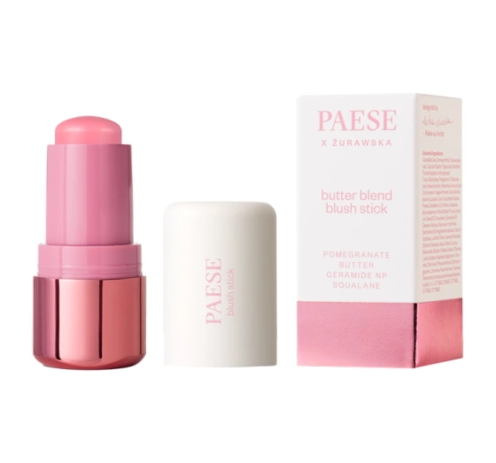 Paese x Żurawska Butter Blend Blush Stick masełkowy róż do policzków w sticku 01 Peony 6 g