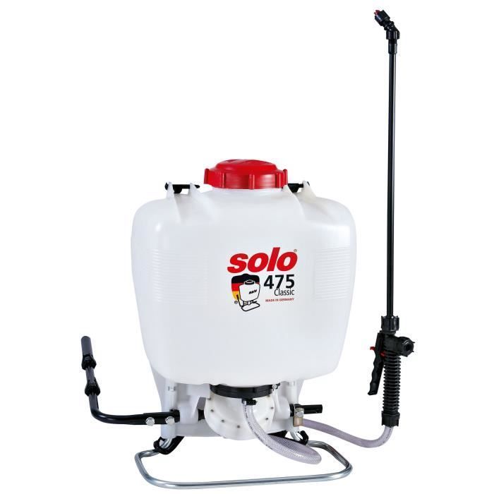 Pulverizador de mochila - Solo - Clásico 47521 - 15 L - Resistente a los rayos UV - 2 boquillas incluidas