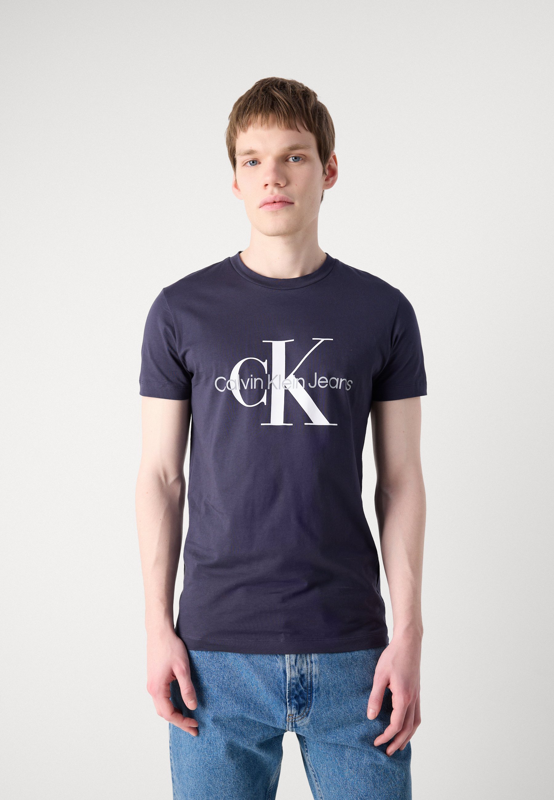 Calvin Klein Jeans CORE MONOGRAM SLIM T-shirt - T-shirt met print - nachtelijke hemel