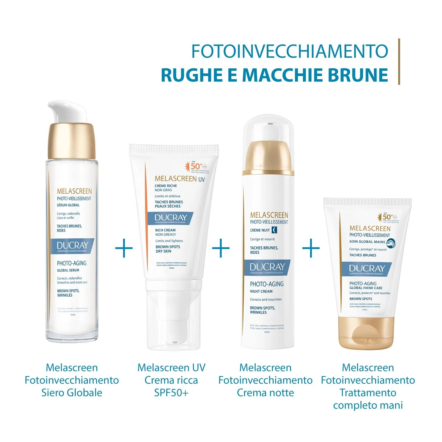 Melascreen Foto-invecchiamento Siero globale - Siero viso effetto globale