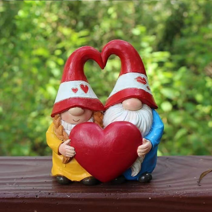Estatuas de gnomos de jardín para exteriores, decoraciones de gnomos de jardín, esculturas de gnomos de resina para patio, terraza y hogar.