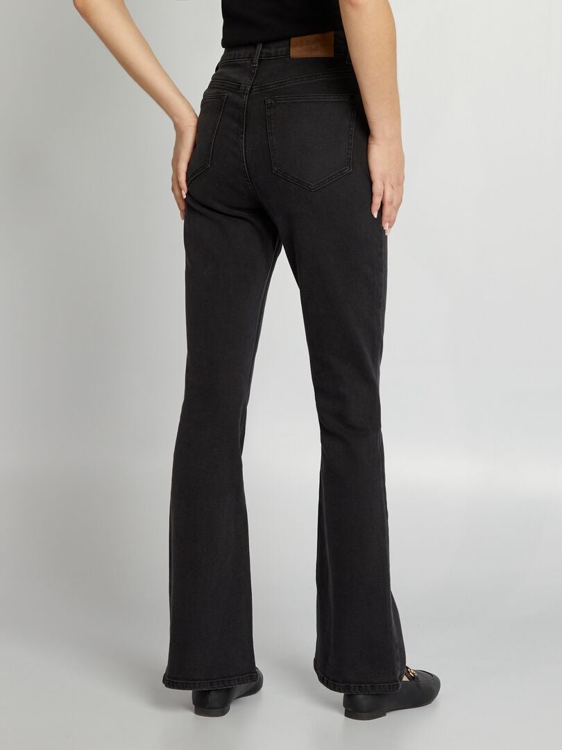 Calça jeans flare - tamanho 30 - preta