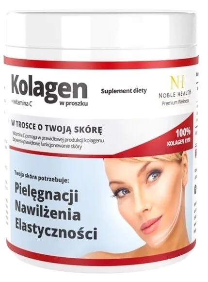 Noble Health Kolagen + Witamina C w Proszku 100 g