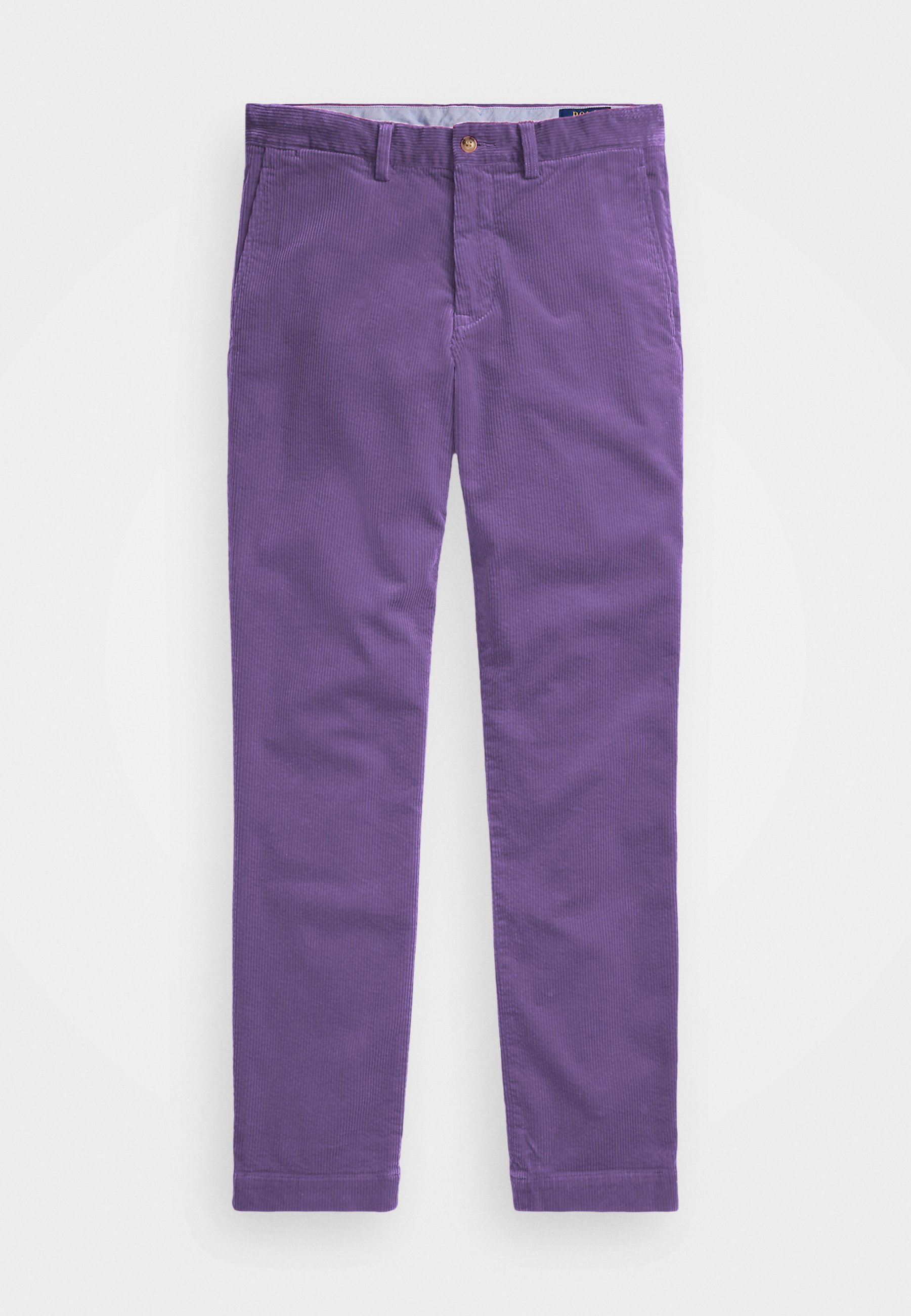 Pantalon en velours côtelé coupe droite extensible Polo Ralph Lauren - Violet rugby