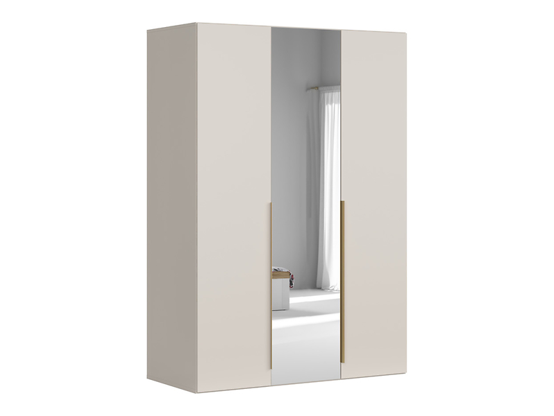 Szafa trzydrzwiowa Flex 150 cm z lustrem kaszmir