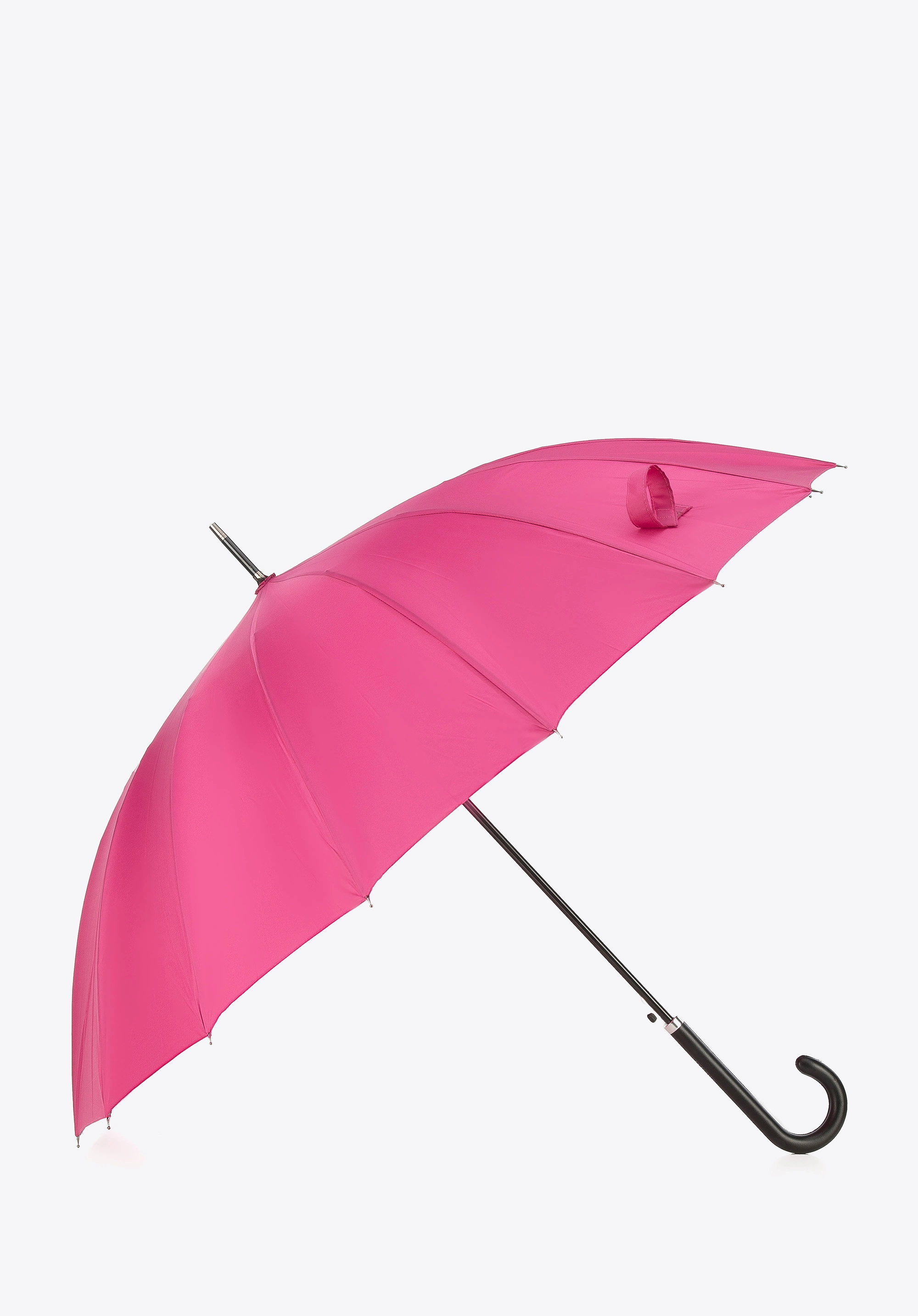 Parasol półautomatyczny szeroki fuksja