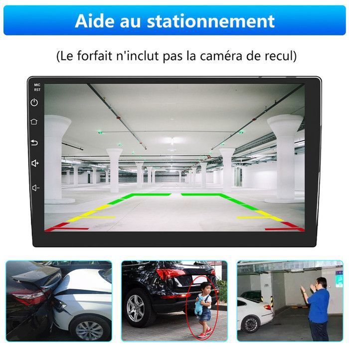 Autorradio AWESAFE Android 13 para Renault Clio 4 (2012-2016) 1GB+32GB con pantalla táctil de 10'' Carplay Android Auto GPS Bluetooth