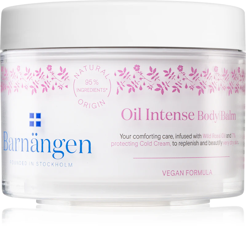 Loção corporal hidratante intensa Barnängen Oil para pele seca e muito seca.