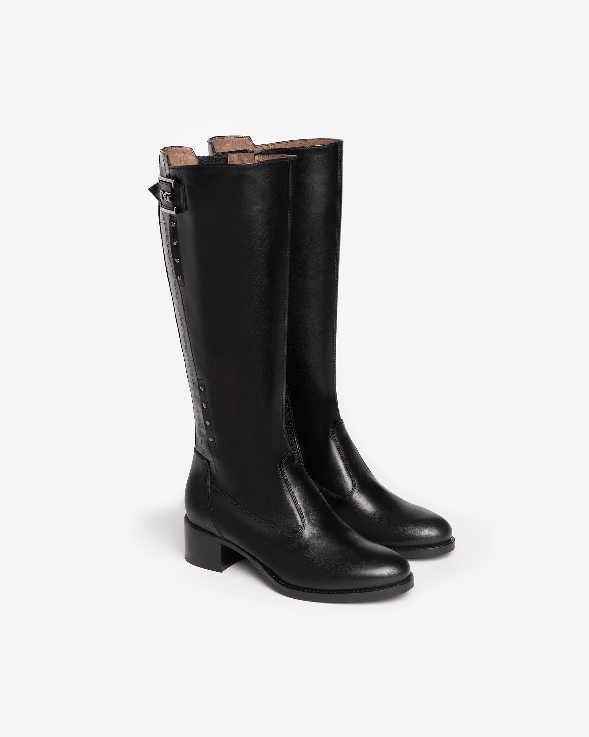  Damen-Lederstiefel