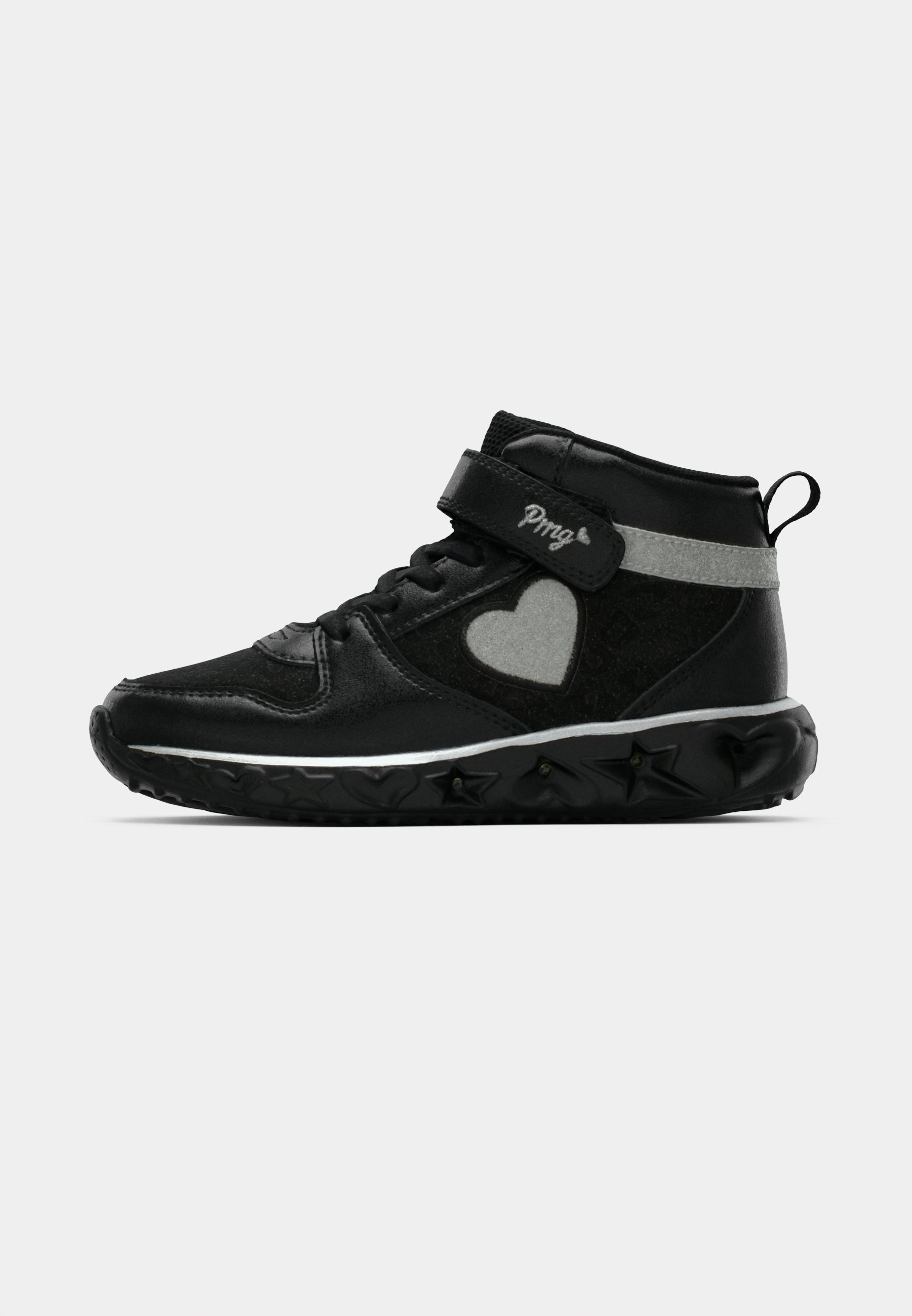 Primigi BLINKY - Hoge sneakers - parelzwart