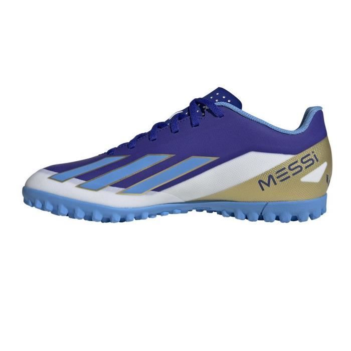 Scarpe da calcio - ADIDAS - X Crazyfast Club Messi TF - Erba artificiale - Tacchetti stabilizzati - Blu