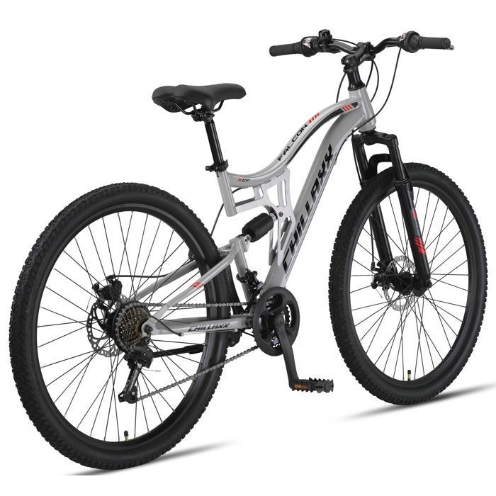 Mountain bike - CHILLAXX Falcon - 27.5 inches - 21 speeds - Grey - disc brake