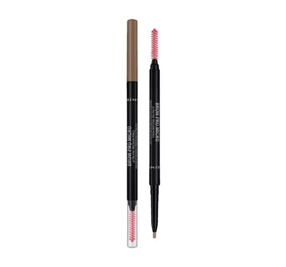 Rimmel Brow Pro Micro kredka do brwi automatyczna ze szczoteczką 001 Blonde 0,09g
