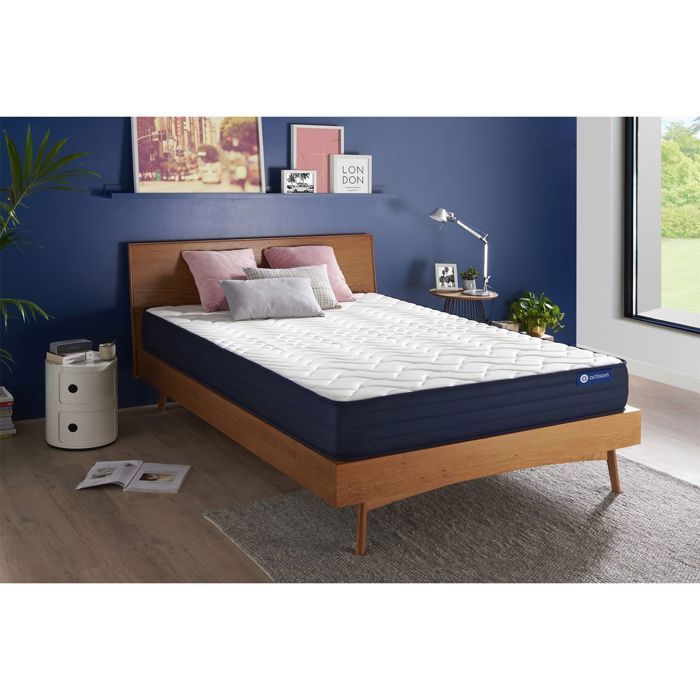 Materasso 140x200 cm con molle insacchettate e memory foam - Actiflex Life