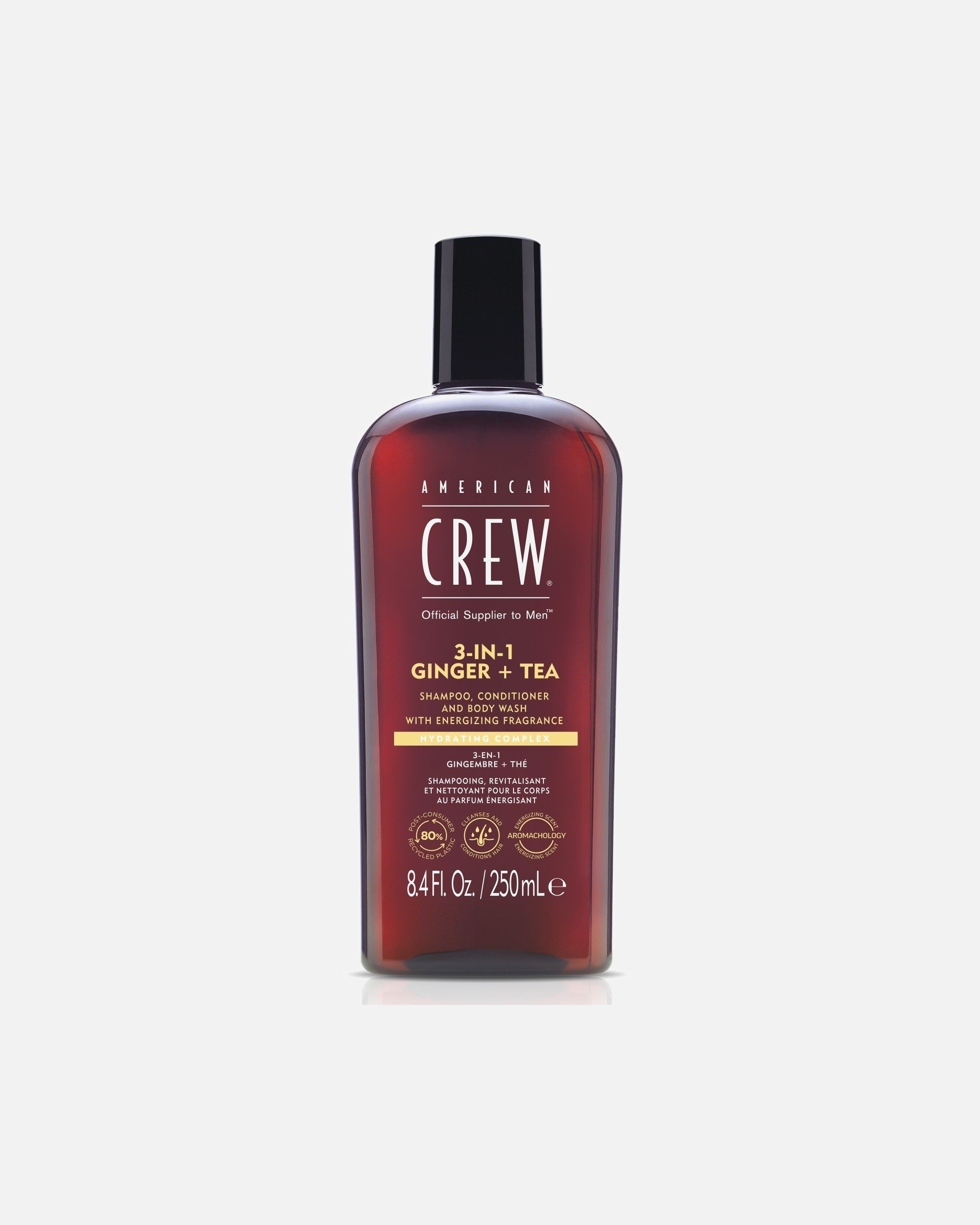 American Crew 3-u-1 šampon s đumbirom i čajem - 250ml