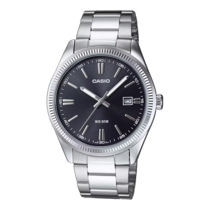 Reloj de hombre - CASIO - Colección Mtp-1302d-1a1vef - Agujas fluorescentes - Cristal mineral - Resistencia al agua de 5 ATM