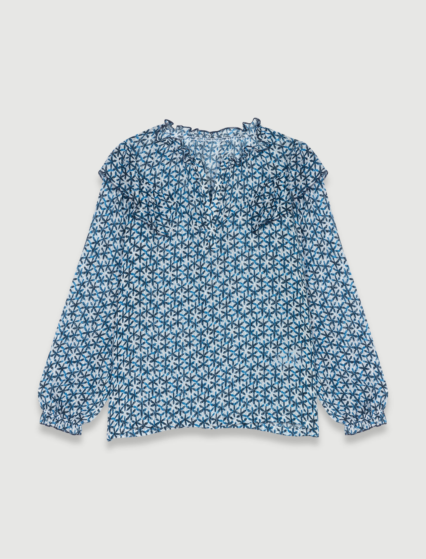 Luchtige blouse - Indigo