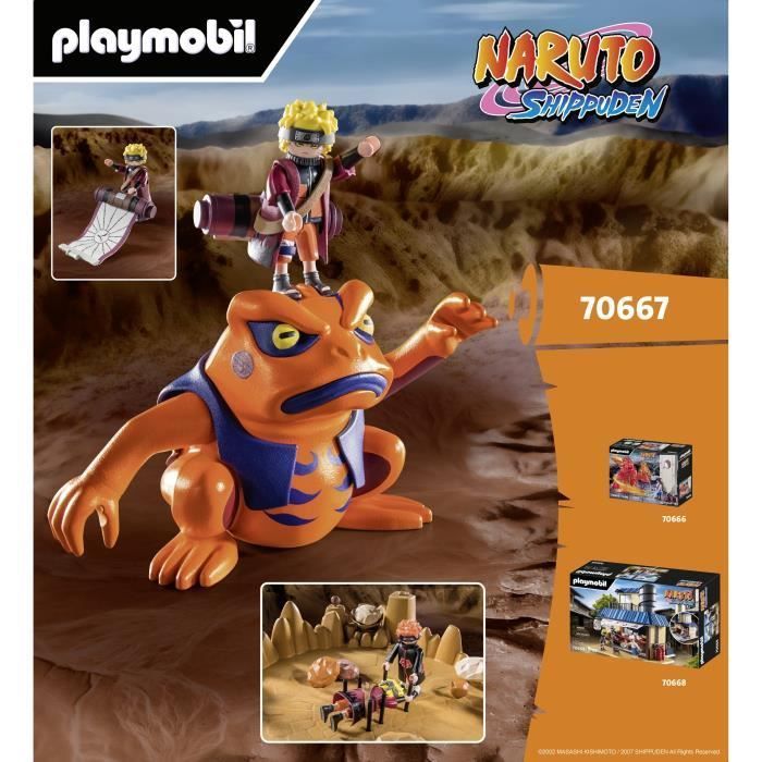 PLAYMOBIL - 70667 - Naruto vs. Pain - Héros issus de Manga Ninja - Naruto Shippuden