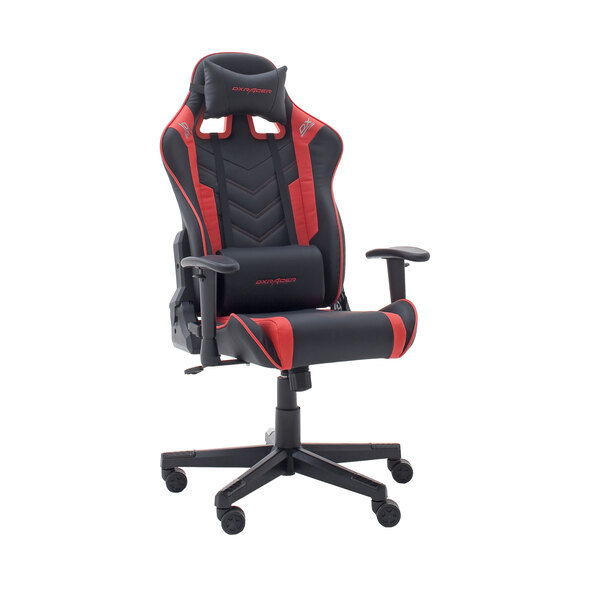 Cadeira gamer, cadeira executiva, preta e vermelha