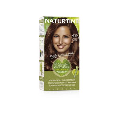 Naturtint Permanent Gel Hårfarge 6.35 Kanelbrun 170 ml 170 ml