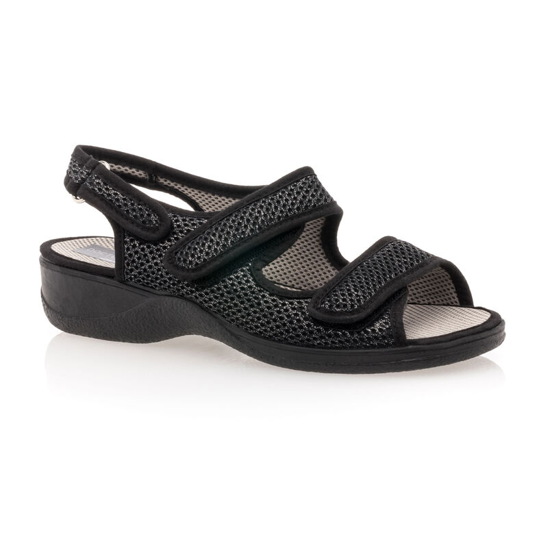 Naisten mukavuuskengät mustat
