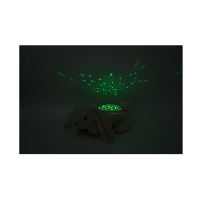 Twilight Buddies® Nightlight - Rabbit - Beige - CLOUD B - Unisex Baby - Projects a starry sky - From birth