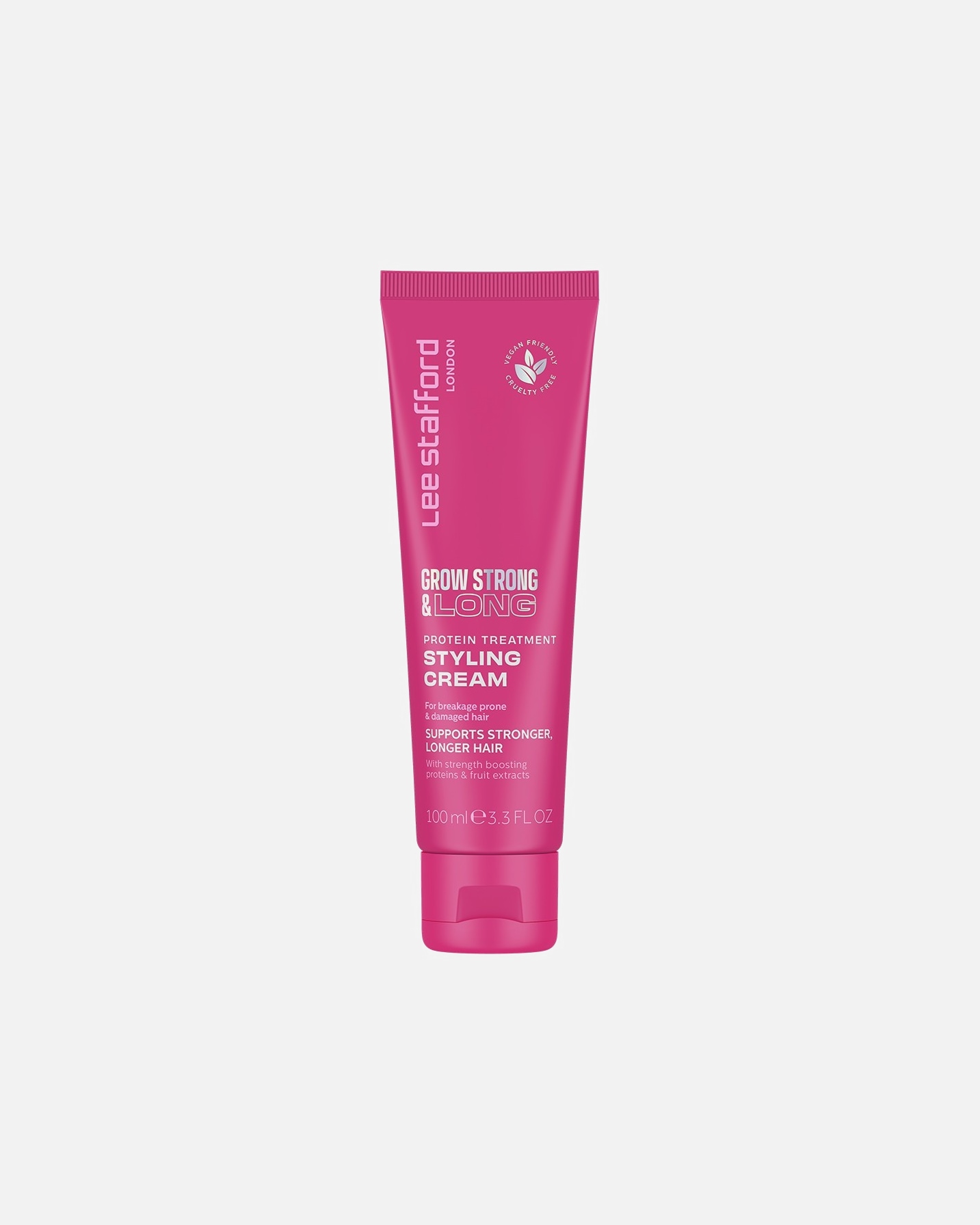 Lee Stafford hårkrem for sterkt, langt hår – proteinbehandling og stylingkrem – 100 ml