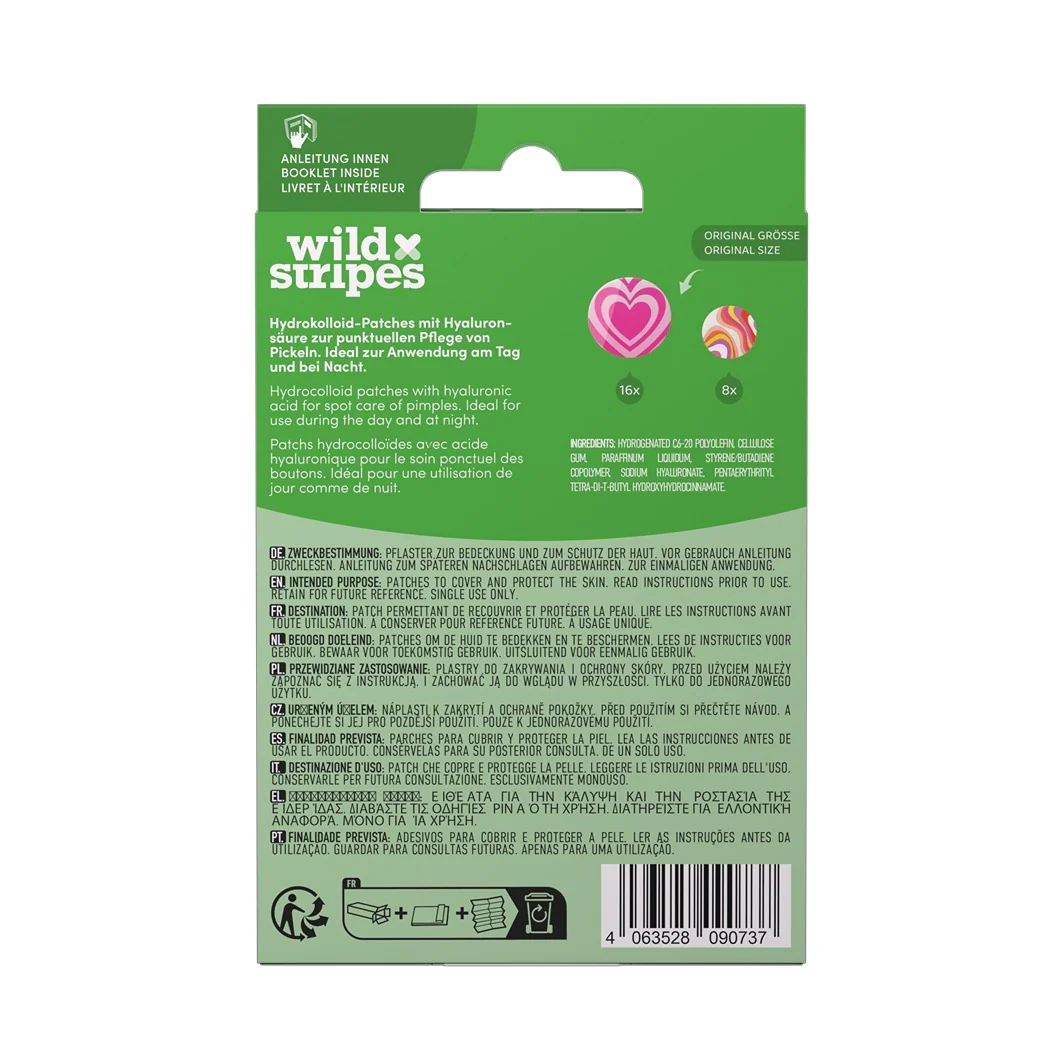 Patches Anti-Pimple Patches - Hyaluronic Acid - Tratt.viso 24 ore antimperfezioni, Maschera Purificante viso, Cerotti Purificanti