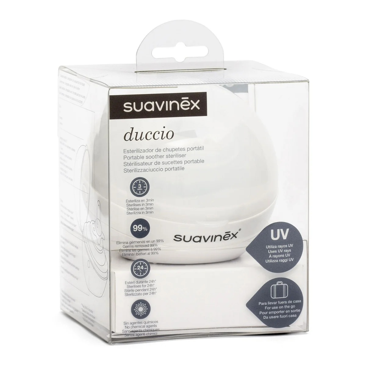 Stérilisateur de tétines SUAVINEX Duccio Perla (1 pièce)
