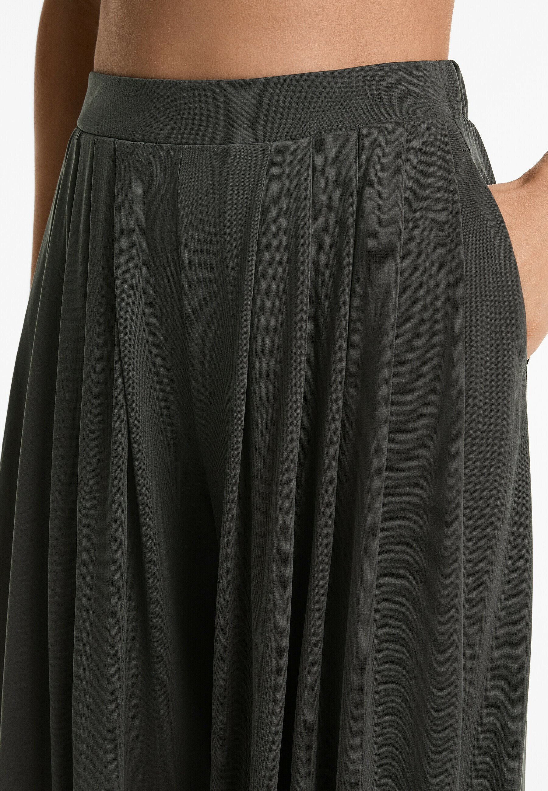 OYSHO EXTRA WIDE SOFT TOUCH - Broek - donkergrijs