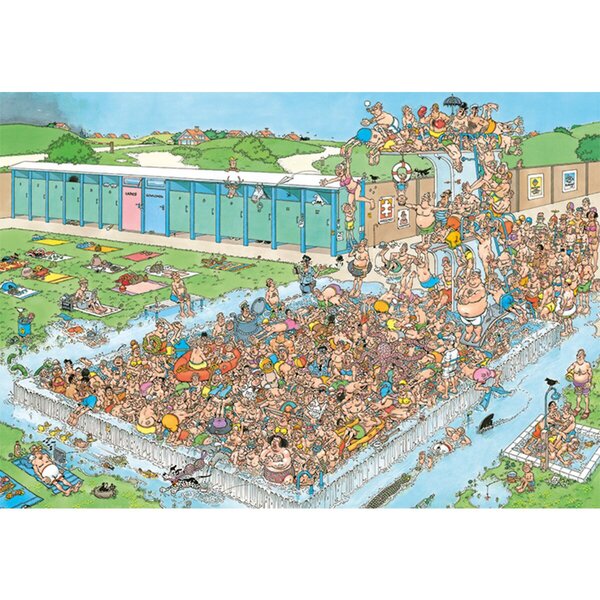 Jumbo Jan Van Haasteren Bomvol Bad Puzzle<br>2000 dílků