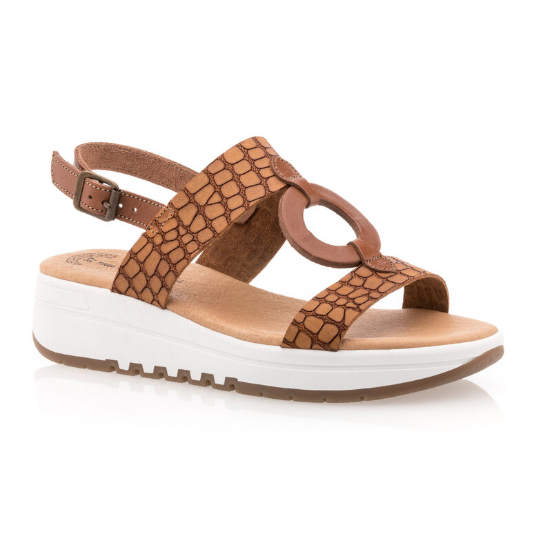 Brune sandaler / sko med åben tå til kvinder