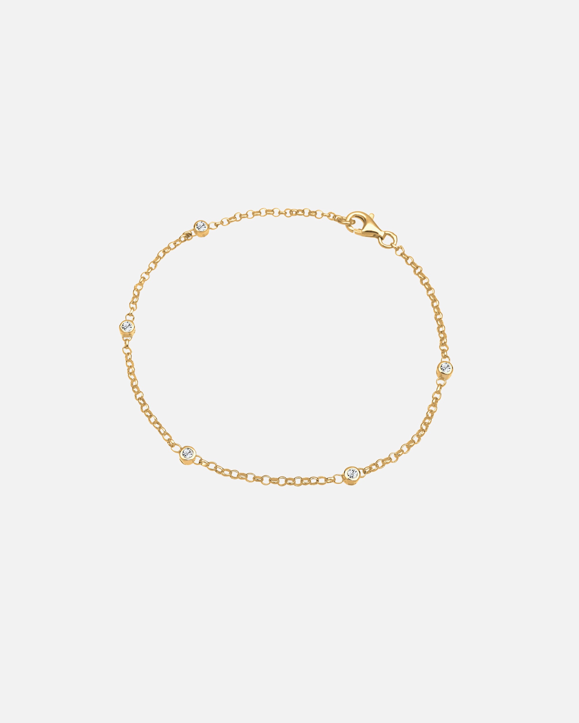 Elli Femmes Élégant Moderne avec cristaux en argent sterling 925