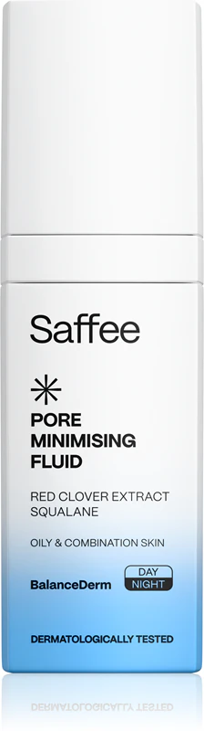 Fluido minimizador de poros Saffee BalanceDerm para pele oleosa e mista.