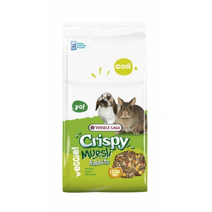 Nagerfutter – VERSELE-LAGA – Knuspriges Müsli – 2,75 kg – Alleinfuttermittel – Kaninchen