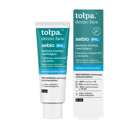 Tołpa Dermo Face Sebio BHL lipidowa emulsja nawilżająca 40ml