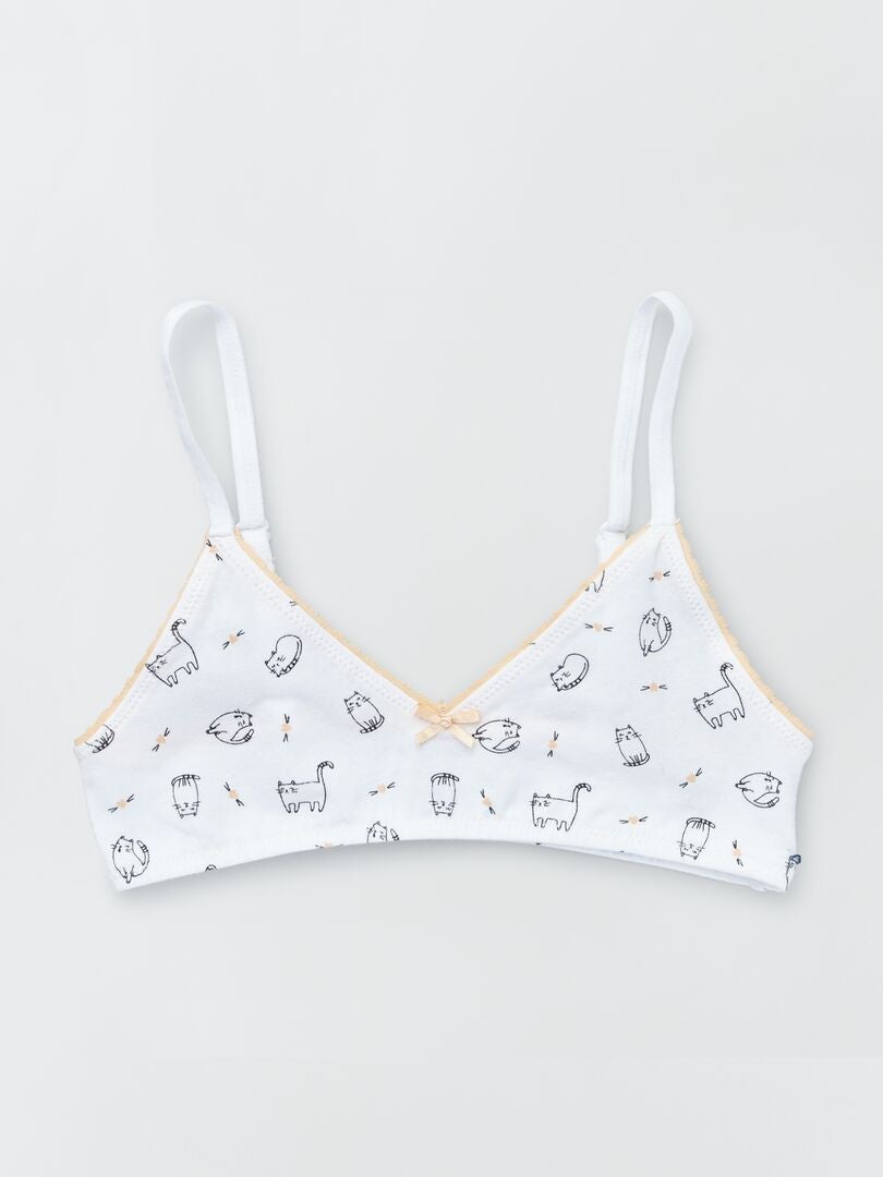 Conjunto de 2 sutiãs esportivos - BRANCOS